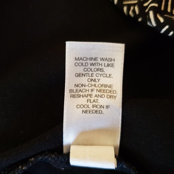 J. Jill Wearever Forward Seam Slim Ankle Pant Black and White size XL - Picture 7 of 8